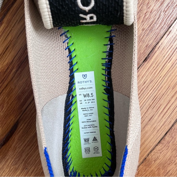 Rothy’s Round Toe Flats in Ecru - Picture 7 of 7